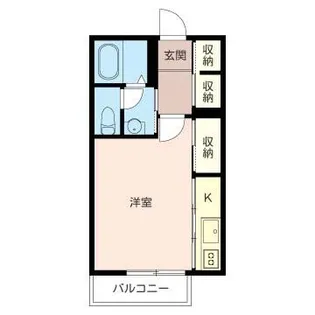 ハッピークローバーA棟【2階】の間取り