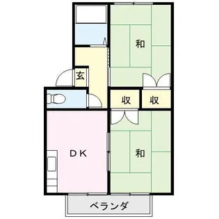 サンライフK【2階】の間取り