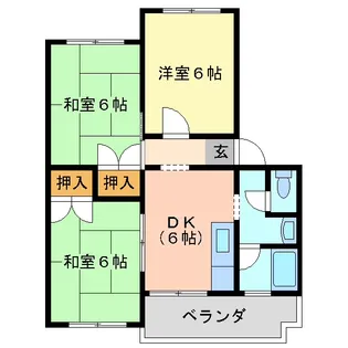 ヤナセマンション【3階】の間取り
