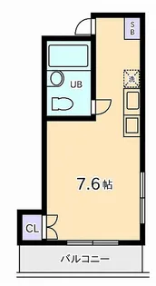 東京都国分寺市光町2【マンション】の間取り