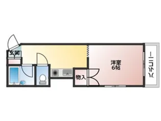 エステイト草津【3階】の間取り