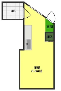 こーぽはりまや【2階】の間取り