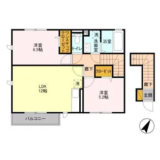 ソシアB【2階】の間取り