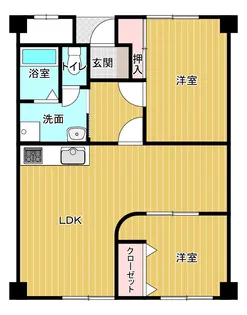 メゾンいしづち【5階】の間取り