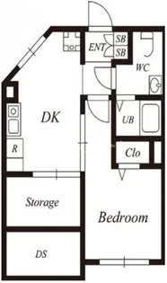 プラチナフォルム東十条II【1階】の間取り