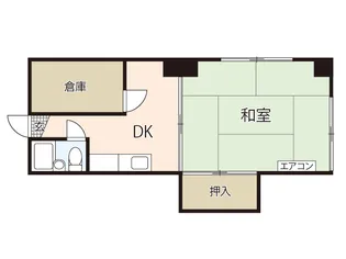 第2栗原ビル【2階】の間取り