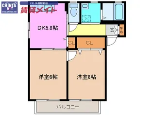 リヴェール【2階】の間取り
