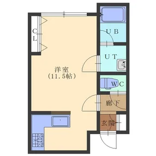 ハイツ・フラワー【1階】の間取り
