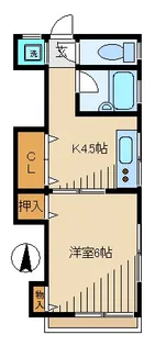 白百合荘【2階】の間取り