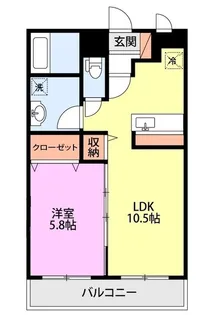 プレムはまなす【1階】の間取り