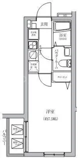 ベルシード京成小岩【5階】の間取り