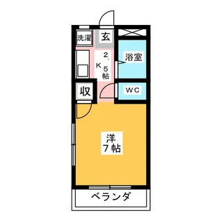 サンピュア・ヤハタ【1階】の間取り