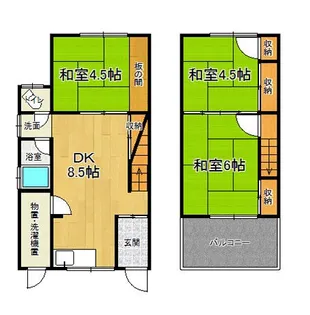 兵庫県姫路市土山2【一戸建】の間取り