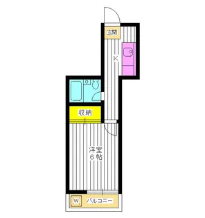 東京都練馬区羽沢2【アパート】の間取り