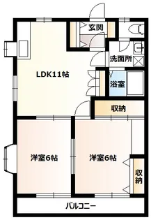 神奈川県伊勢原市石田【アパート】の間取り