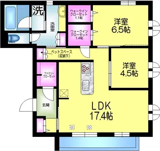 グランリュミエール【2階】の間取り