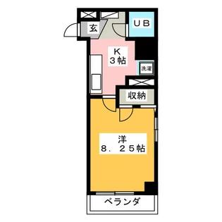 あさひレジデンス高崎鞘町【6階】の間取り