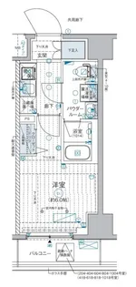 ジェノヴィア西横浜【2階】の間取り