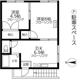 西所沢ハイツ【2階】の間取り
