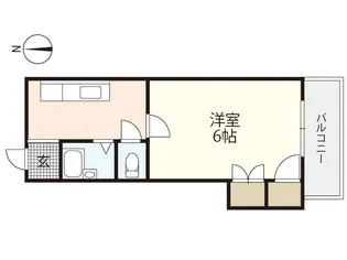 第1コーポ古屋【2階】の間取り