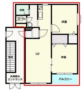 スワンプロムナード I【2階】の間取り