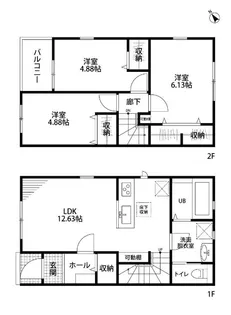 リーブルファイン東磯山IIの間取り