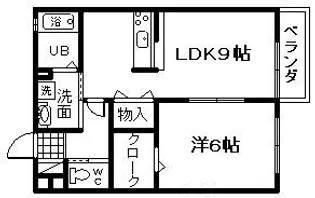 大阪府泉北郡忠岡町馬瀬1【アパート】の間取り