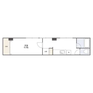 本町中央ビル【3階】の間取り