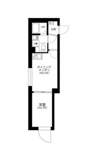 Le Nid 日本橋【1階】の間取り
