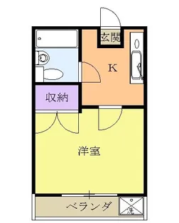 藤ハイツ北一の沢【3階】の間取り