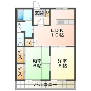 エーデルワイスII【2階】の間取り