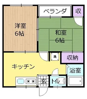 レジデンス12【2階】の間取り