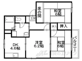 プロスパー・K A棟【2階】の間取り