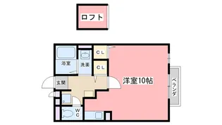 シャルト大宅【2階】の間取り