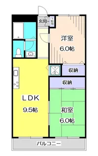 東京都練馬区上石神井3【アパート】の間取り