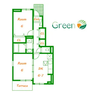 メゾンド・デスパシオ【2階】の間取り