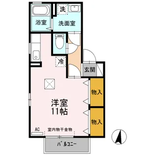 ニーナ C棟【2階】の間取り