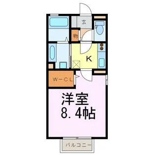 モン・カーサI【2階】の間取り