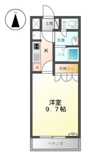 スプリームハピネス【1階】の間取り