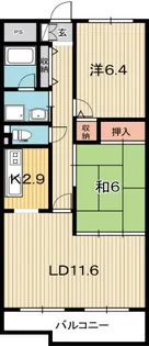 高知県高知市玉水町【マンション】の間取り