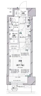 パレステュディオ渋谷本町【8階】の間取り