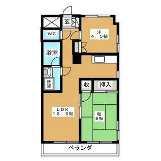 MIIビルディング【4階】の間取り