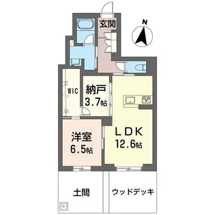 ウェルビー【1階】の間取り
