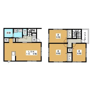 長野県松本市沢村2【一戸建】の間取り