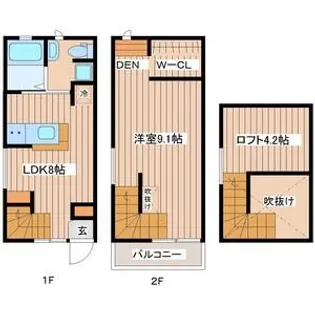 宮城県仙台市若林区南石切町【一戸建】の間取り