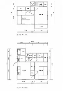 神奈川県南足柄市中沼【一戸建】の間取り