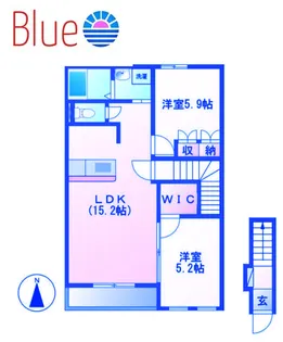 フェアリータウン【2階】の間取り