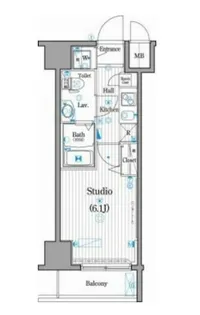 東京都北区王子3【マンション】の間取り