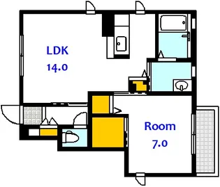 シャーメゾン紫明【1階】の間取り