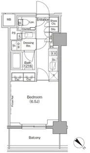 東京都中央区佃3【マンション】の間取り